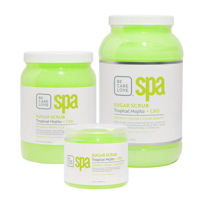 Tropical Mojito Mint + CBD Sugar Scrub